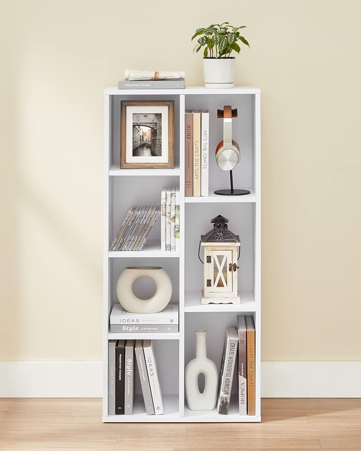 VASAGLE 7-Compartment Bookcase