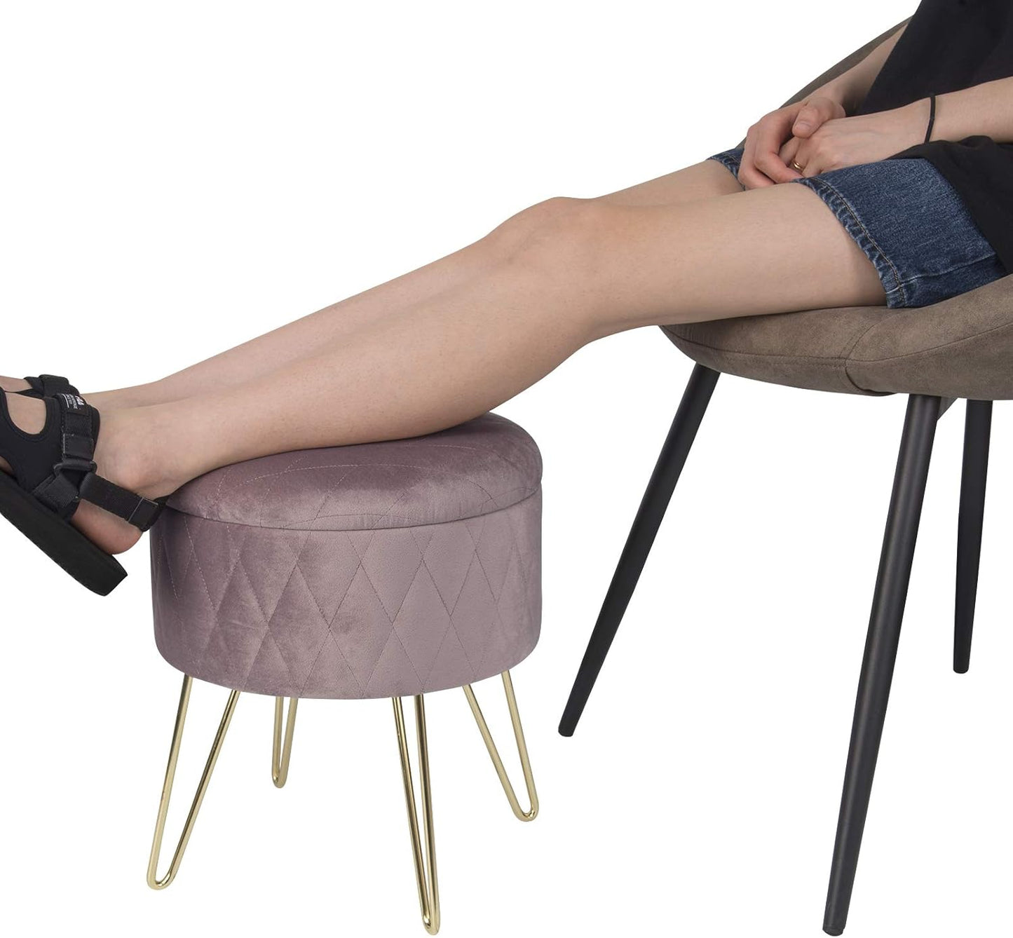 WOLTU Storage Ottoman Chair Stool