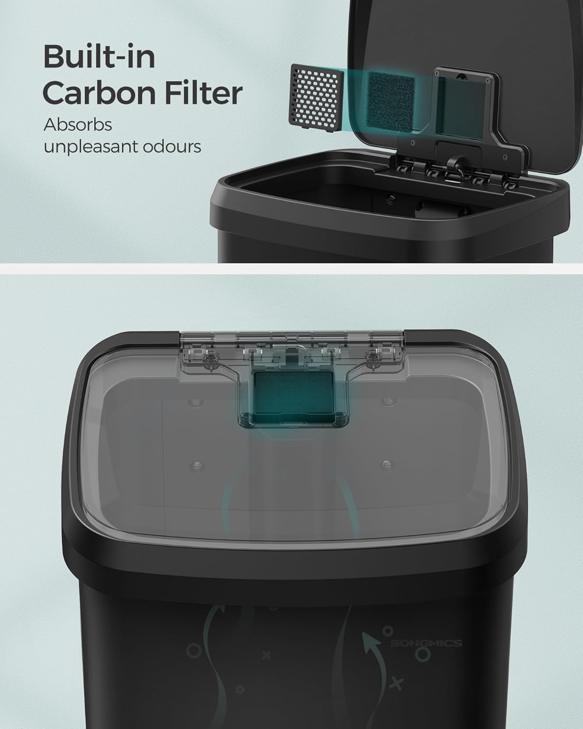 SONGMICS Kitchen Bin LTB530B5002