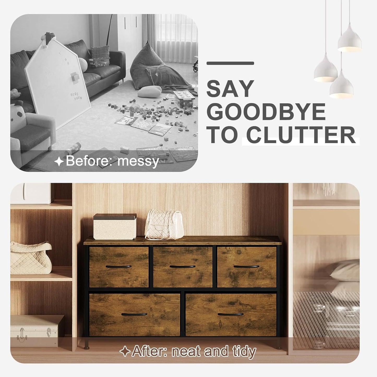 WOLTU Chest of Drawers SSK005HOV