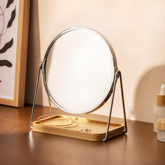 MIRROR with Bamboo Tray