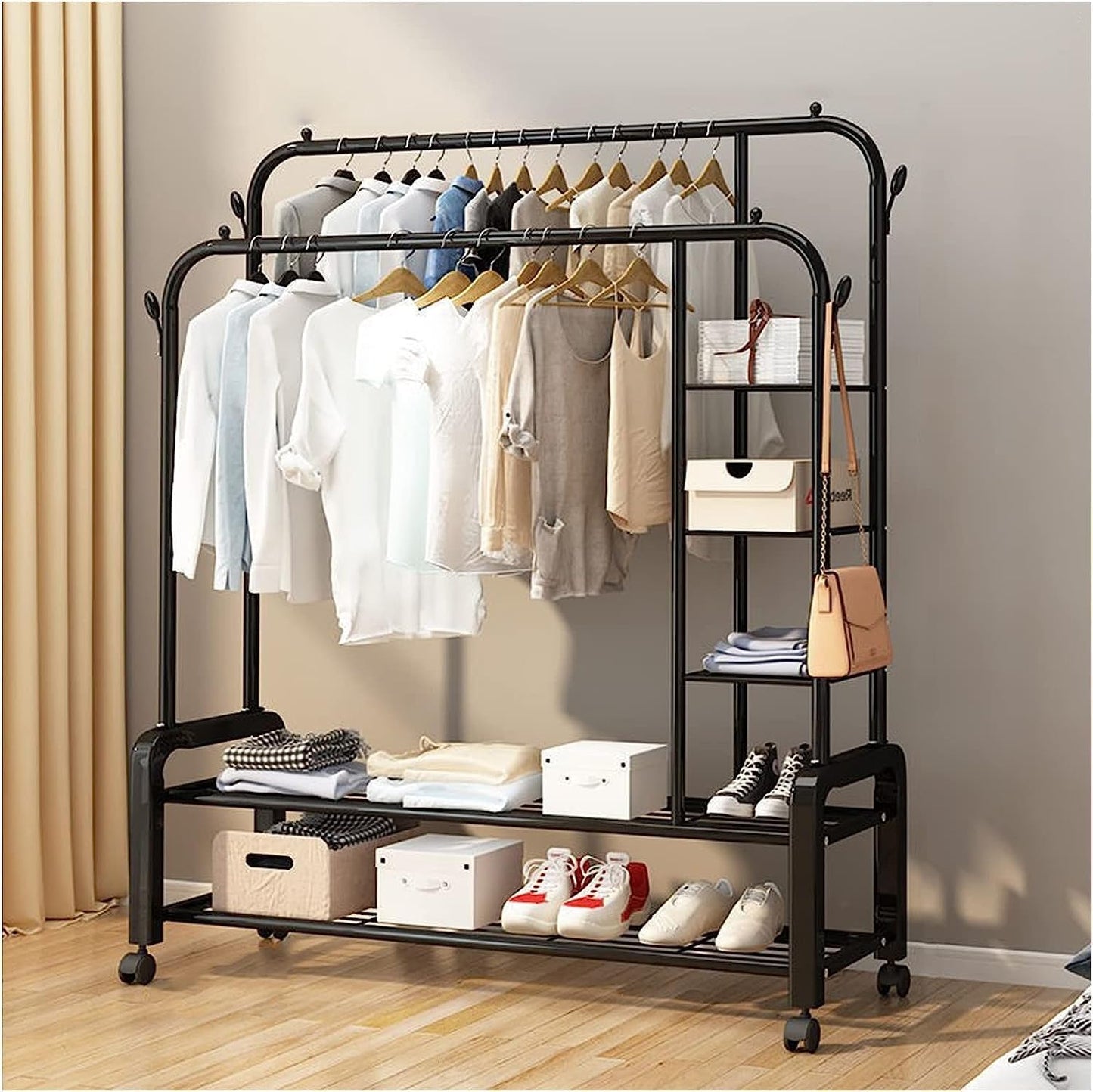 Double Clothes Rack