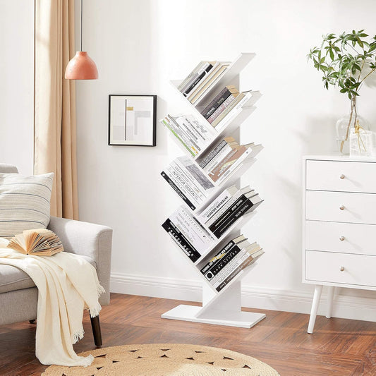 VASAGLE 9 Tier Bookcase Shelf
