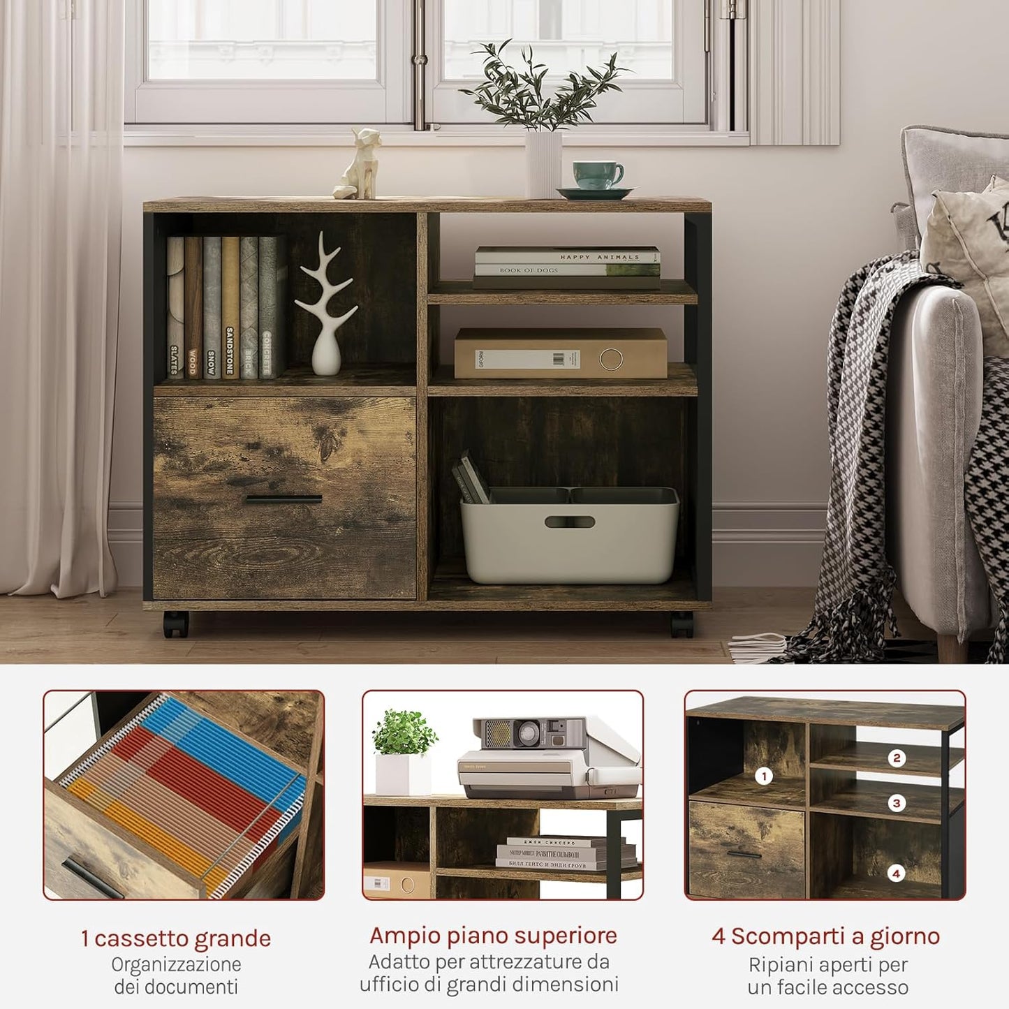 WOLTU Office Cabinet ASK05HOV