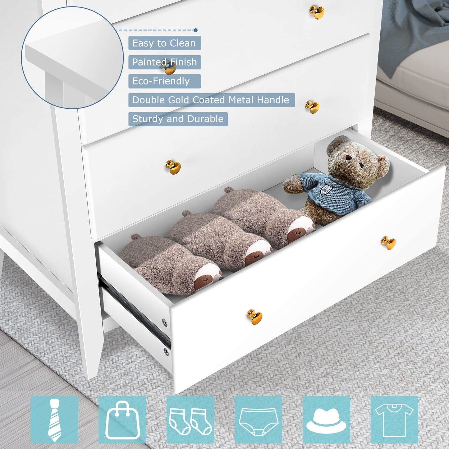 5 Drawer Closet Organizer