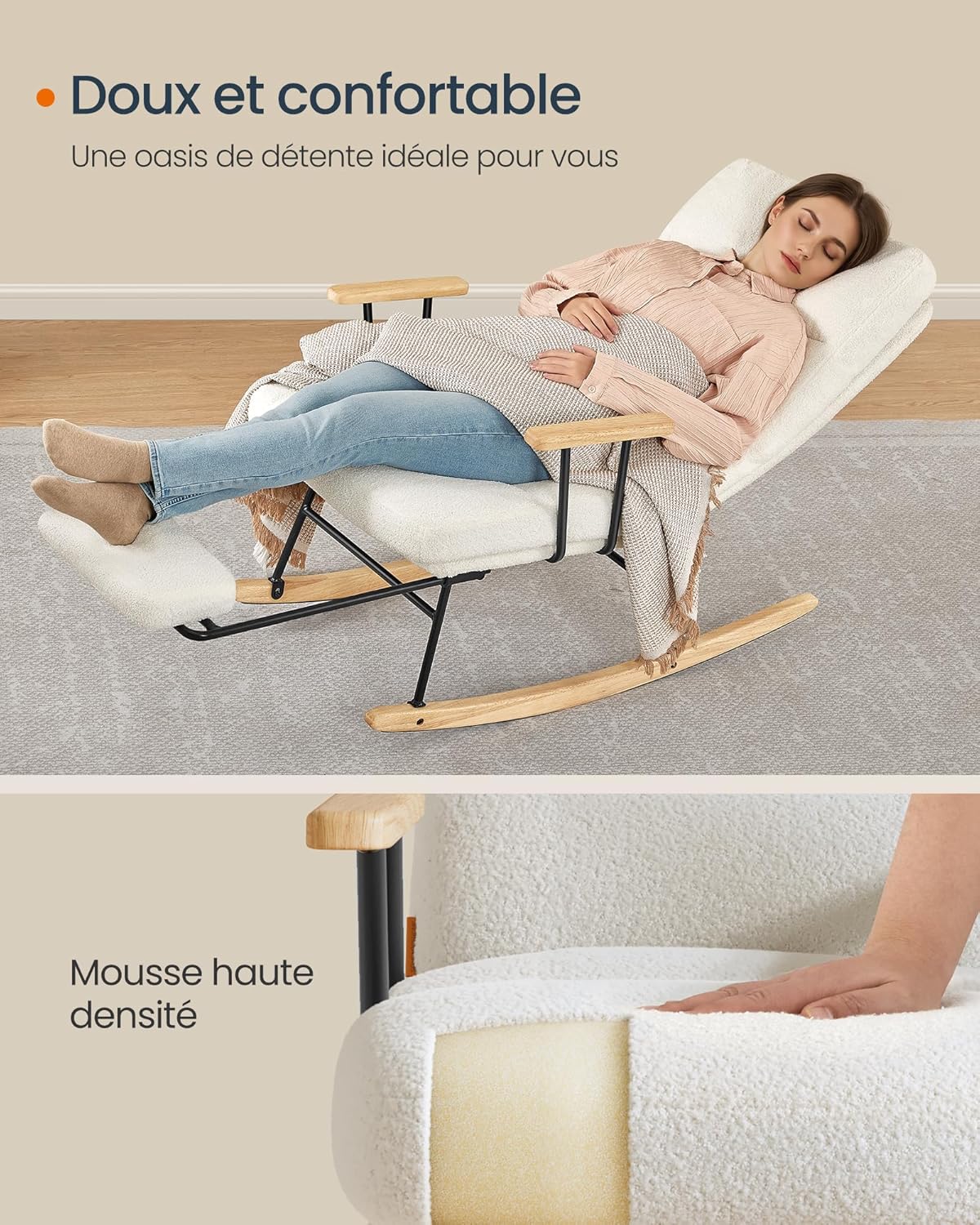 SONGMICS Rocking Chair LYY016W01