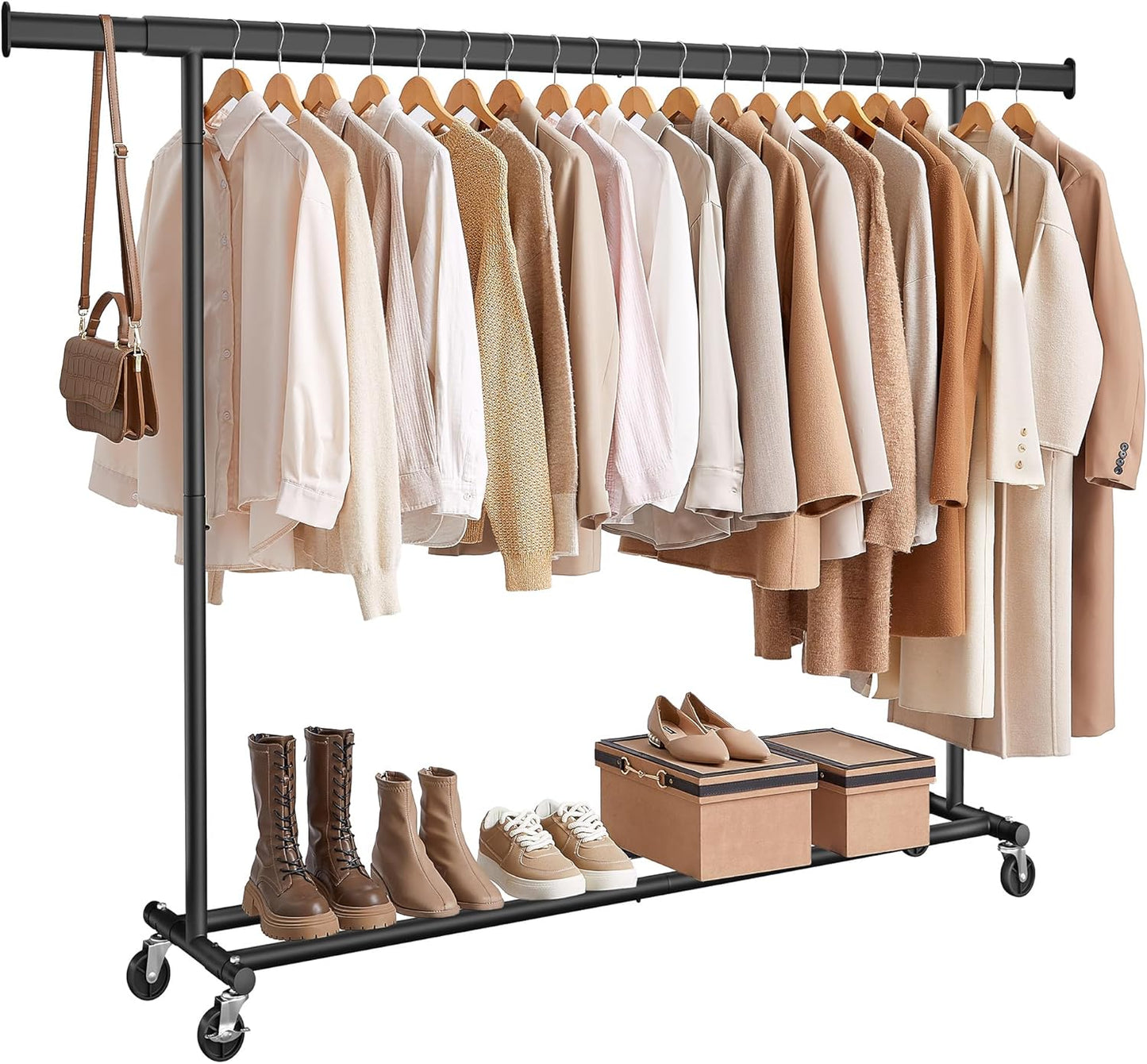 SONGMICS Clothes Rack on Wheels (HSR175B01)