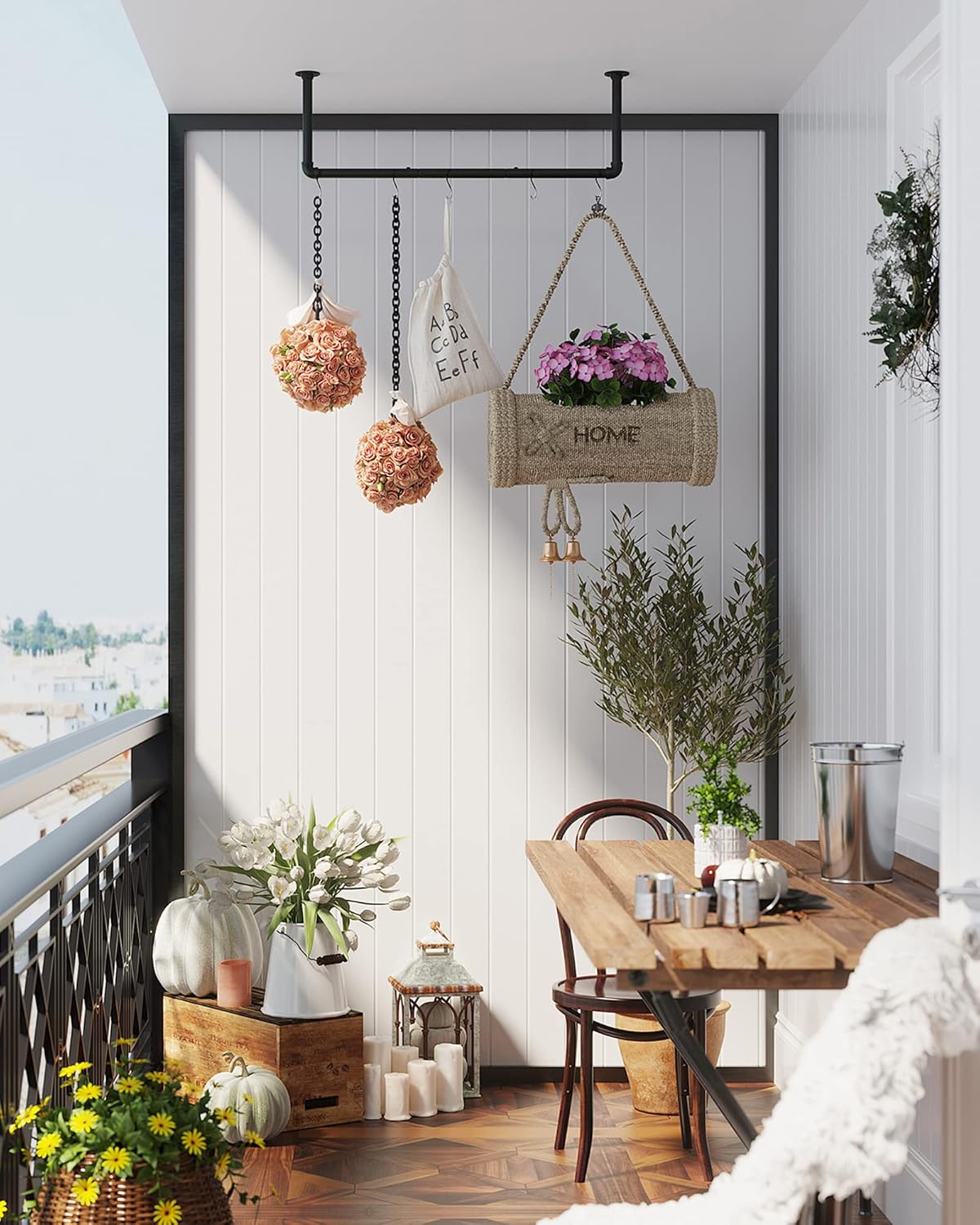 SONGMICS Wall Mounted Coat Rack HSR67BK