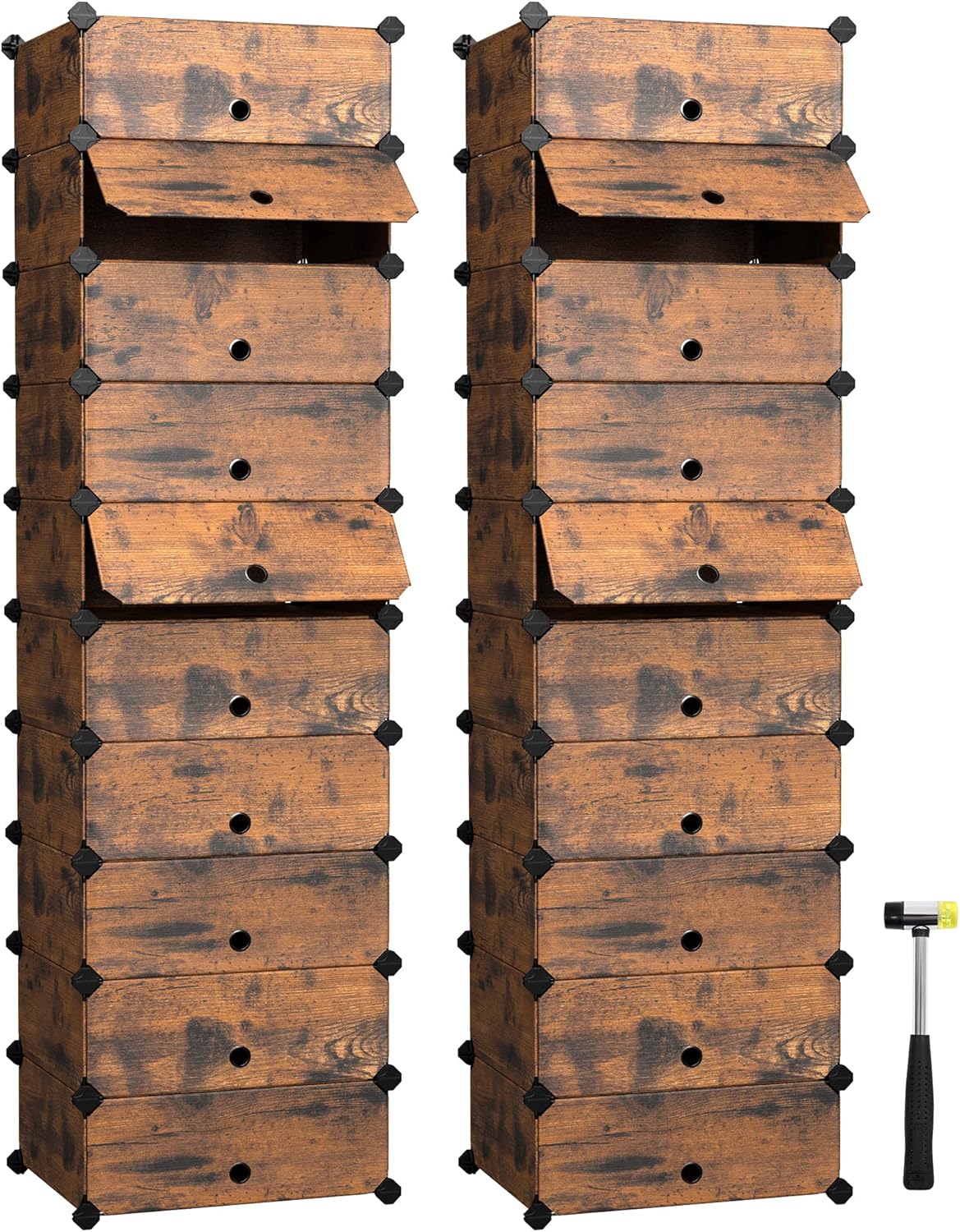 SONGMICS Interlocking Shoe Rack LPC010A01