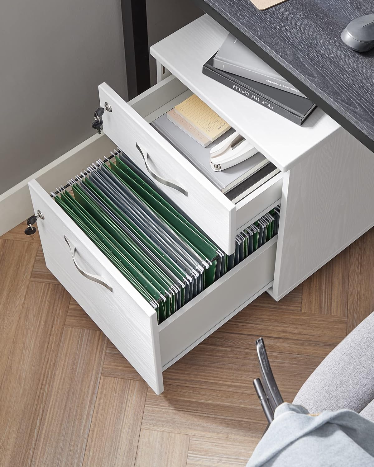 VASAGLE Small Storage Cabinet LCD022T46V1