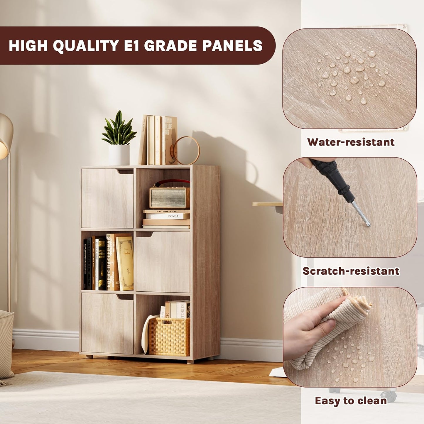 WOLTU Bookcase for living room