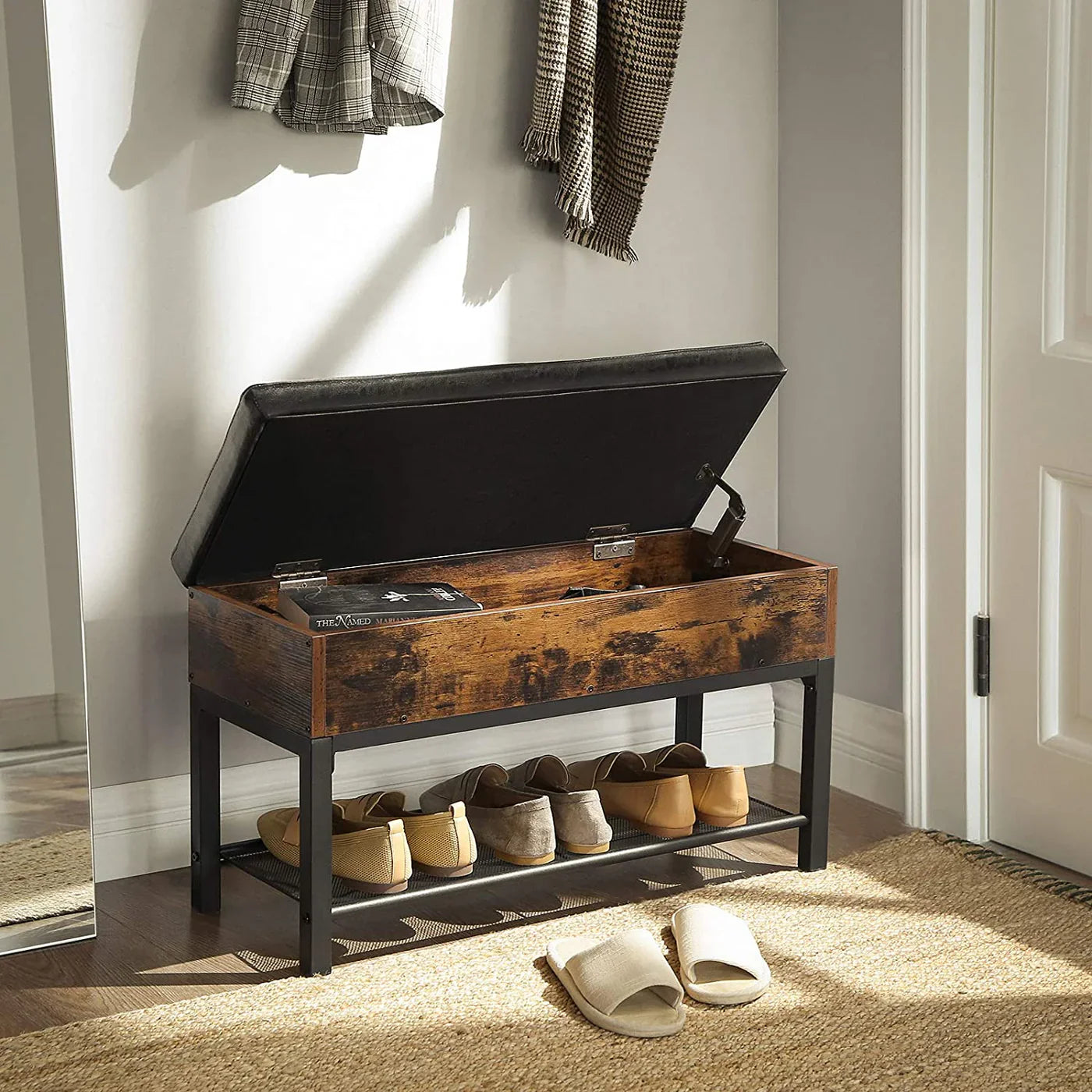 Songmics Shoe Storage Bench LSB46BXV1