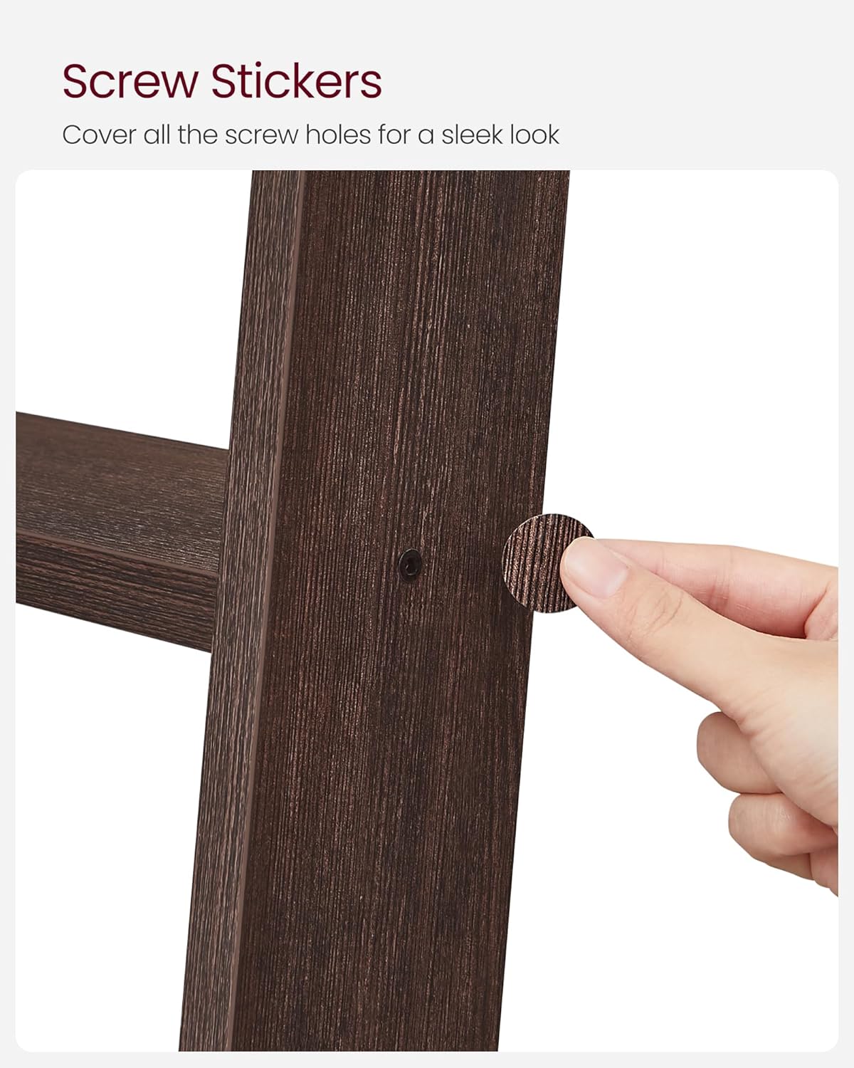 VASAGLE 5-Tier Ladder Shelf LLS018T51