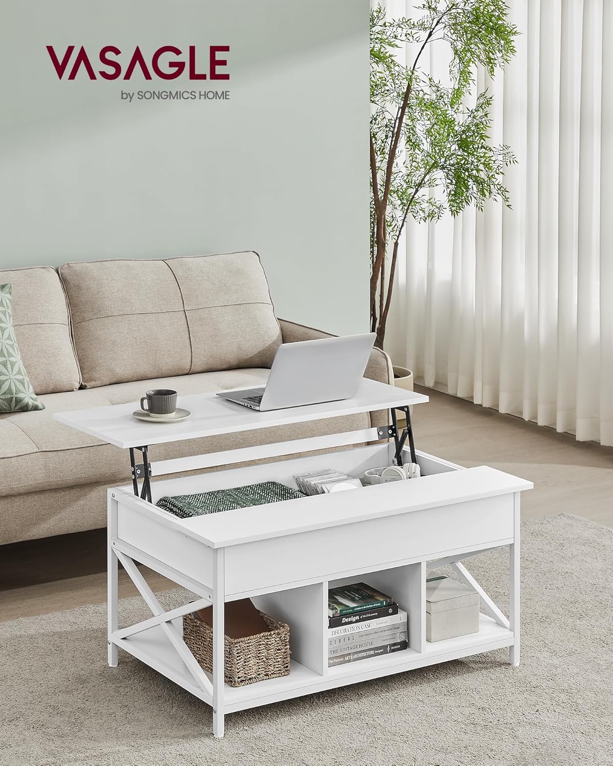 VASAGLE Coffee Table LCT205B22