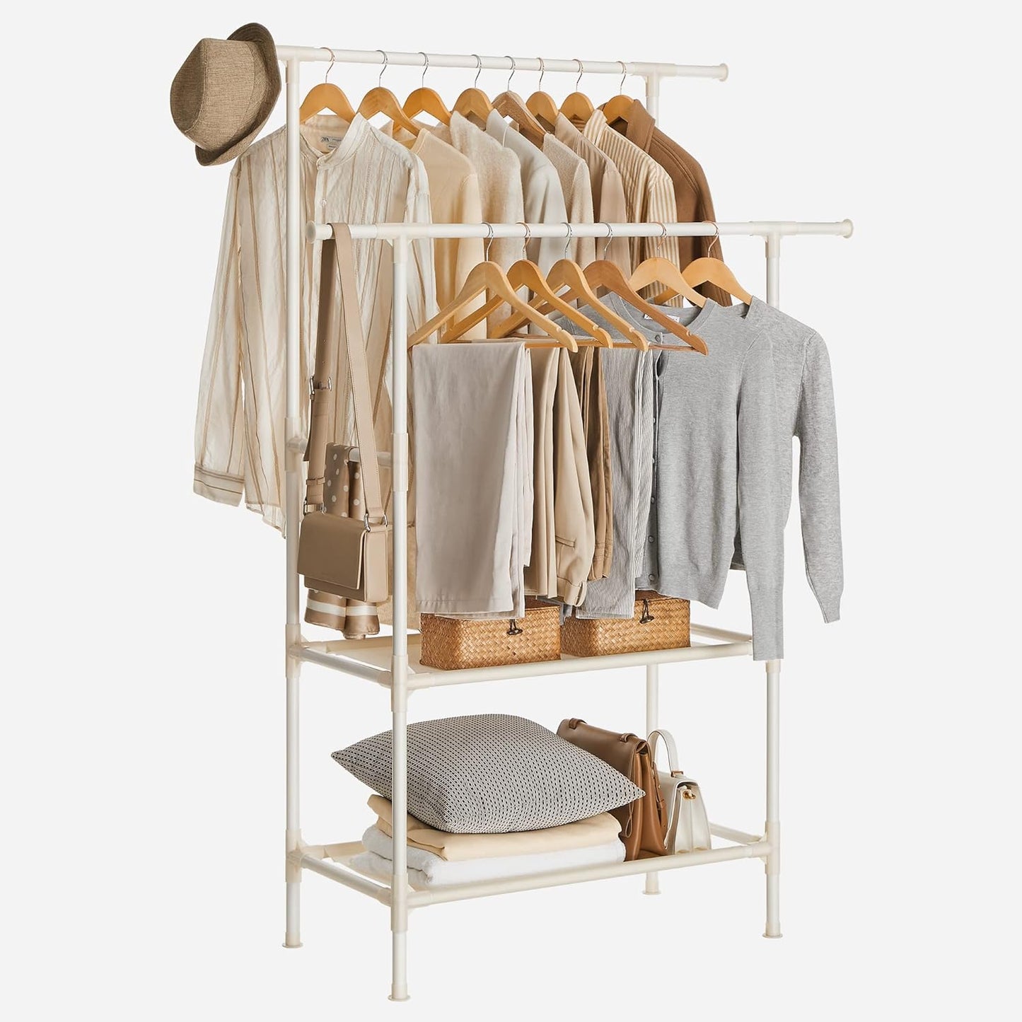 SONGMICS Clothes Rail RDR02WT