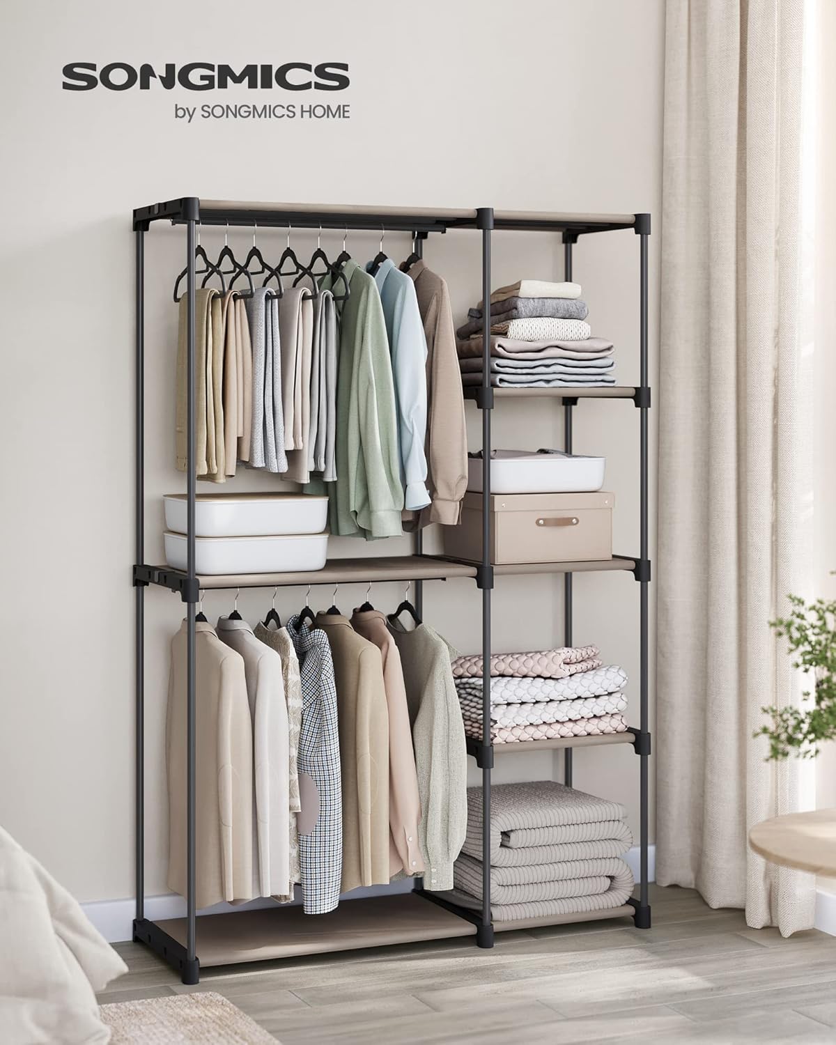 SONGMICS Freestanding Wardrobe RYG026R02