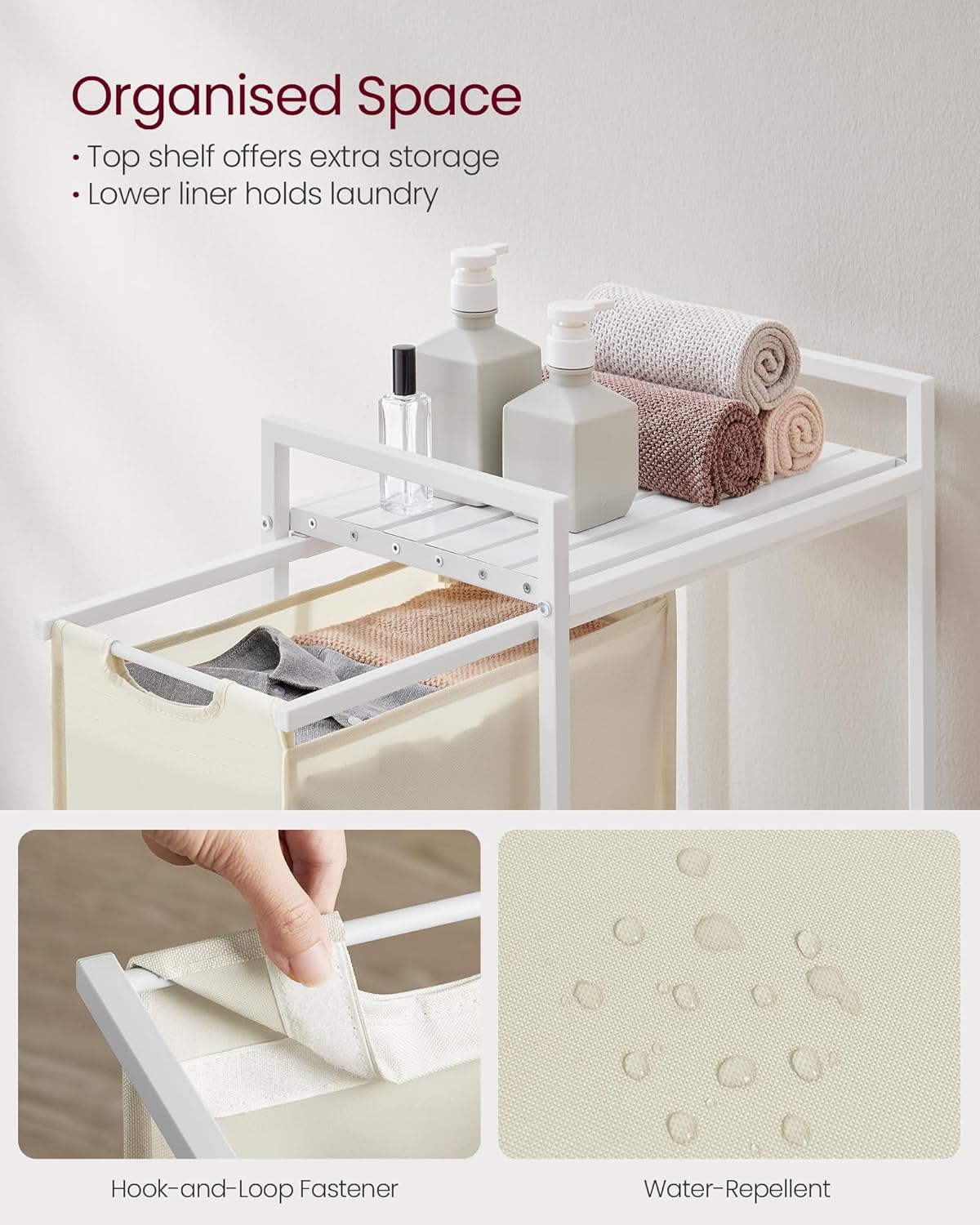VASAGLE Laundry Basket (BLH001W01)