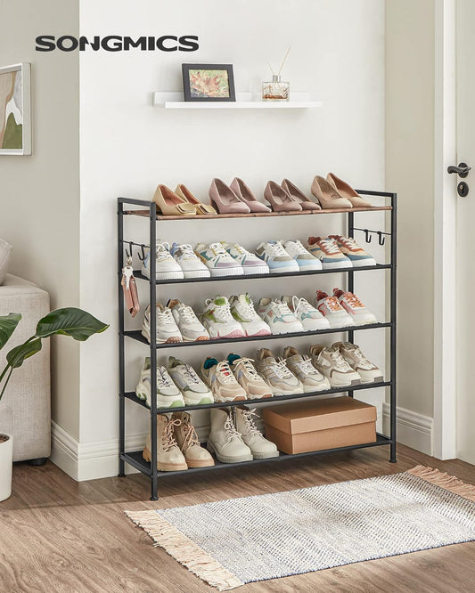 SONGMICS 5-Tier Shoe Rack LMR035B01