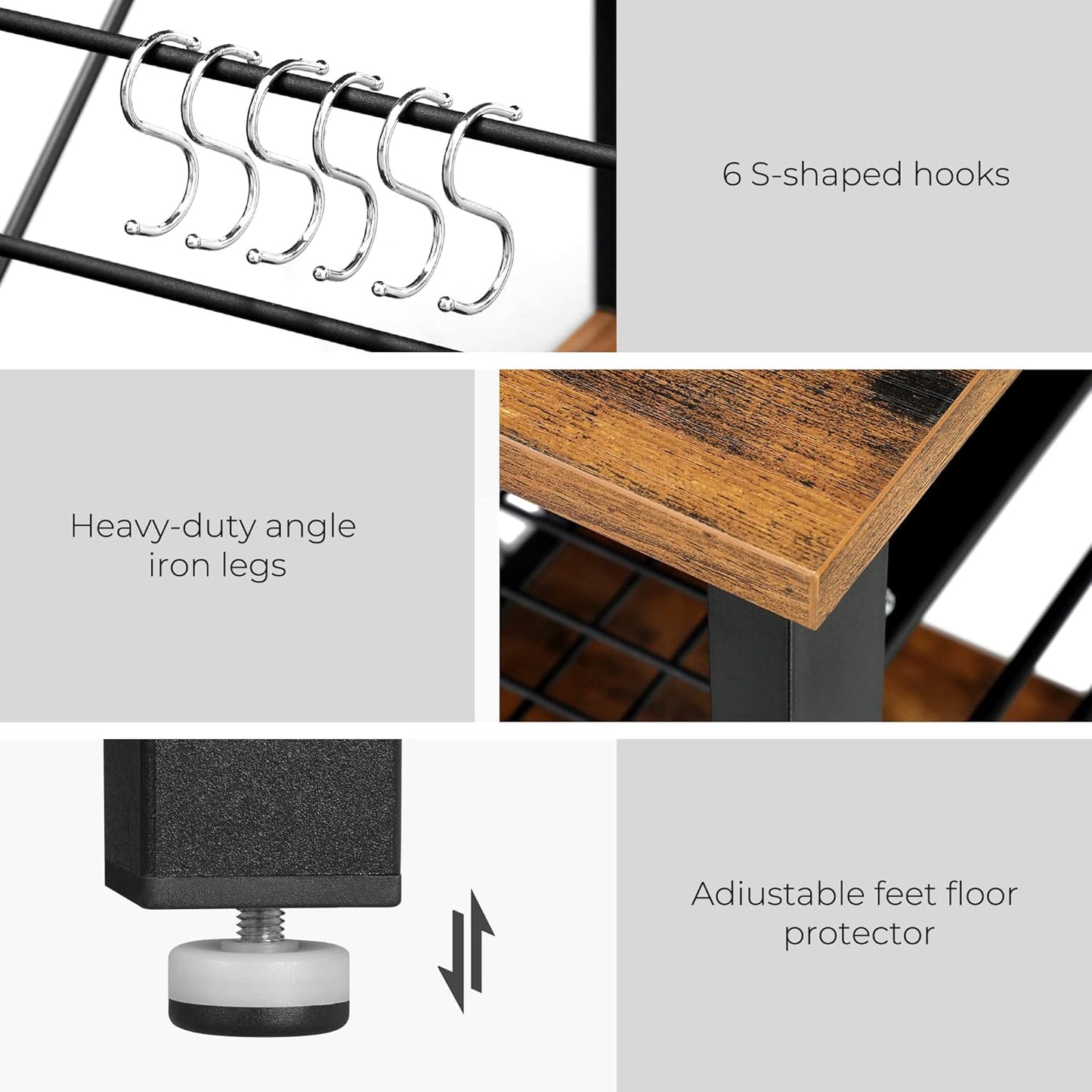 VASAGLE ALINRU Kitchen Baker’s Rack