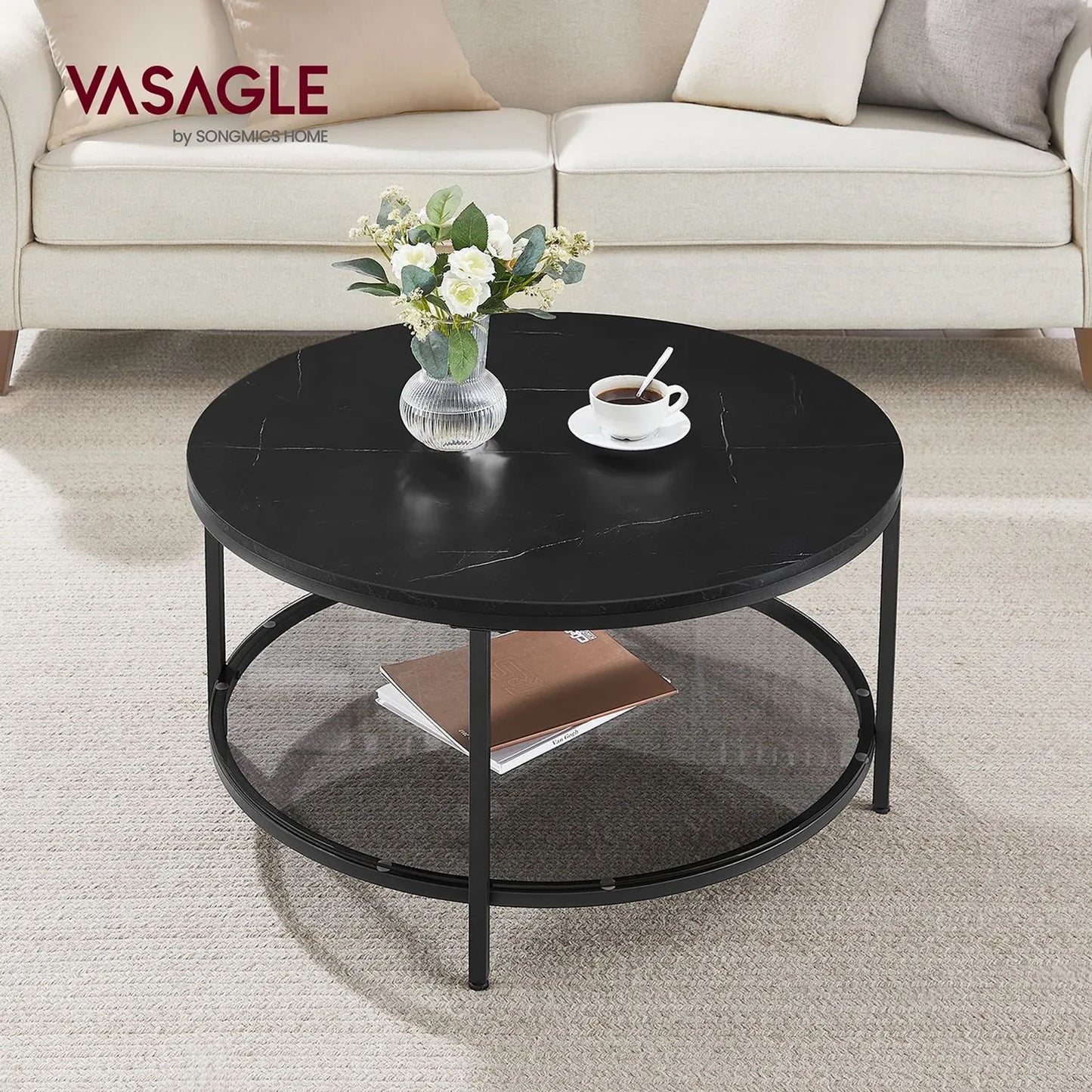 Round coffee table