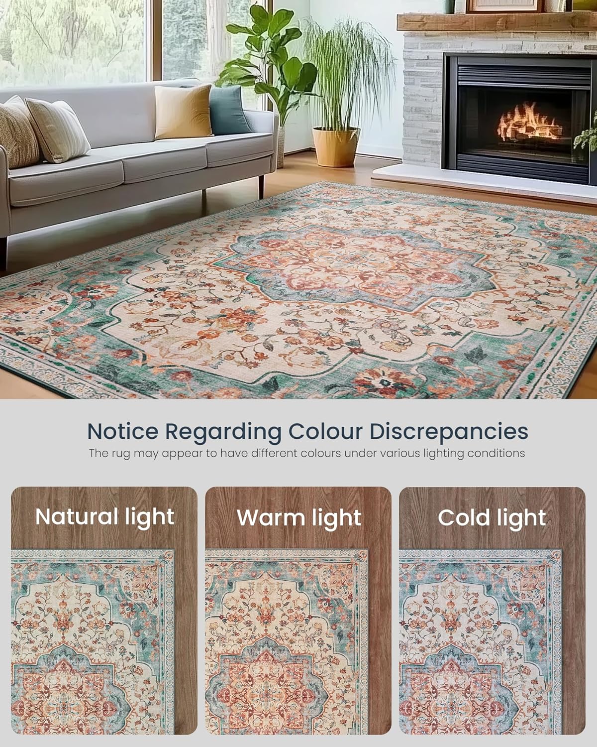 SONGMICS Non-Slip Rug TAR032Q01