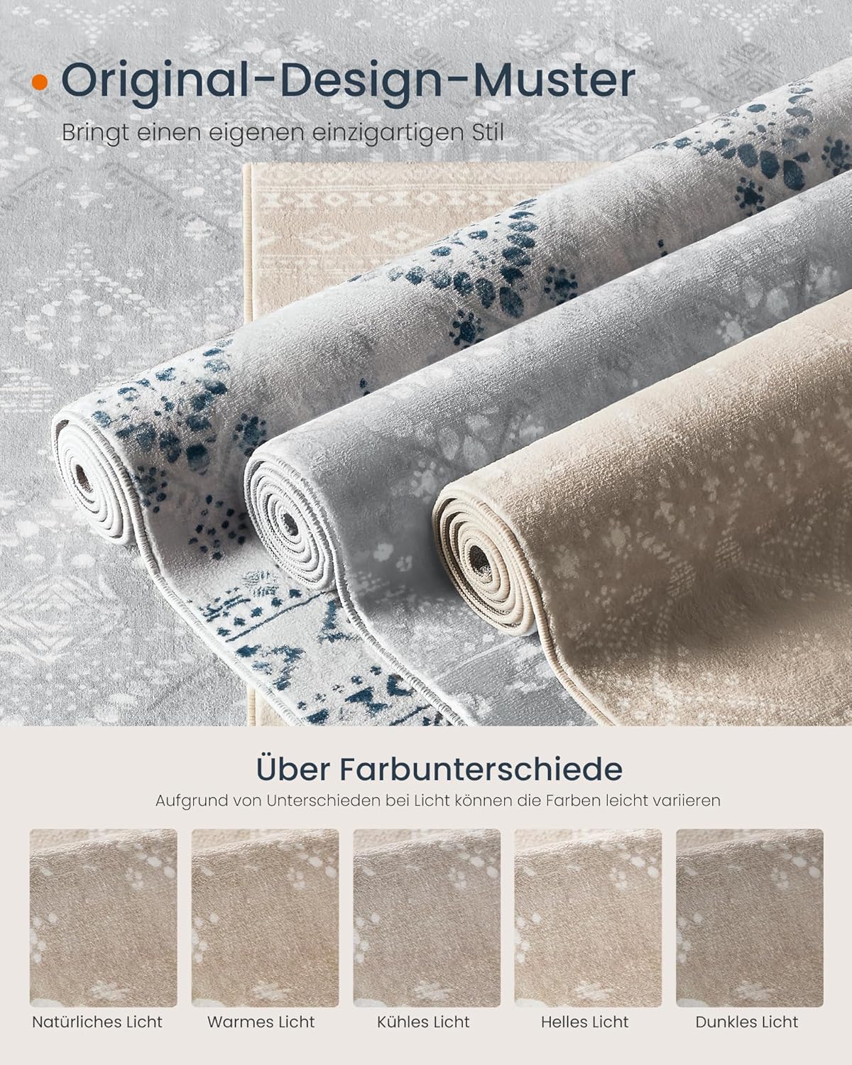 SONGMICS Non-Slip Rug TAR027K01