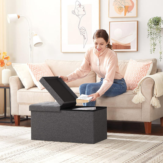 SONGMICS Bench with Storage Space LSF46GYZ