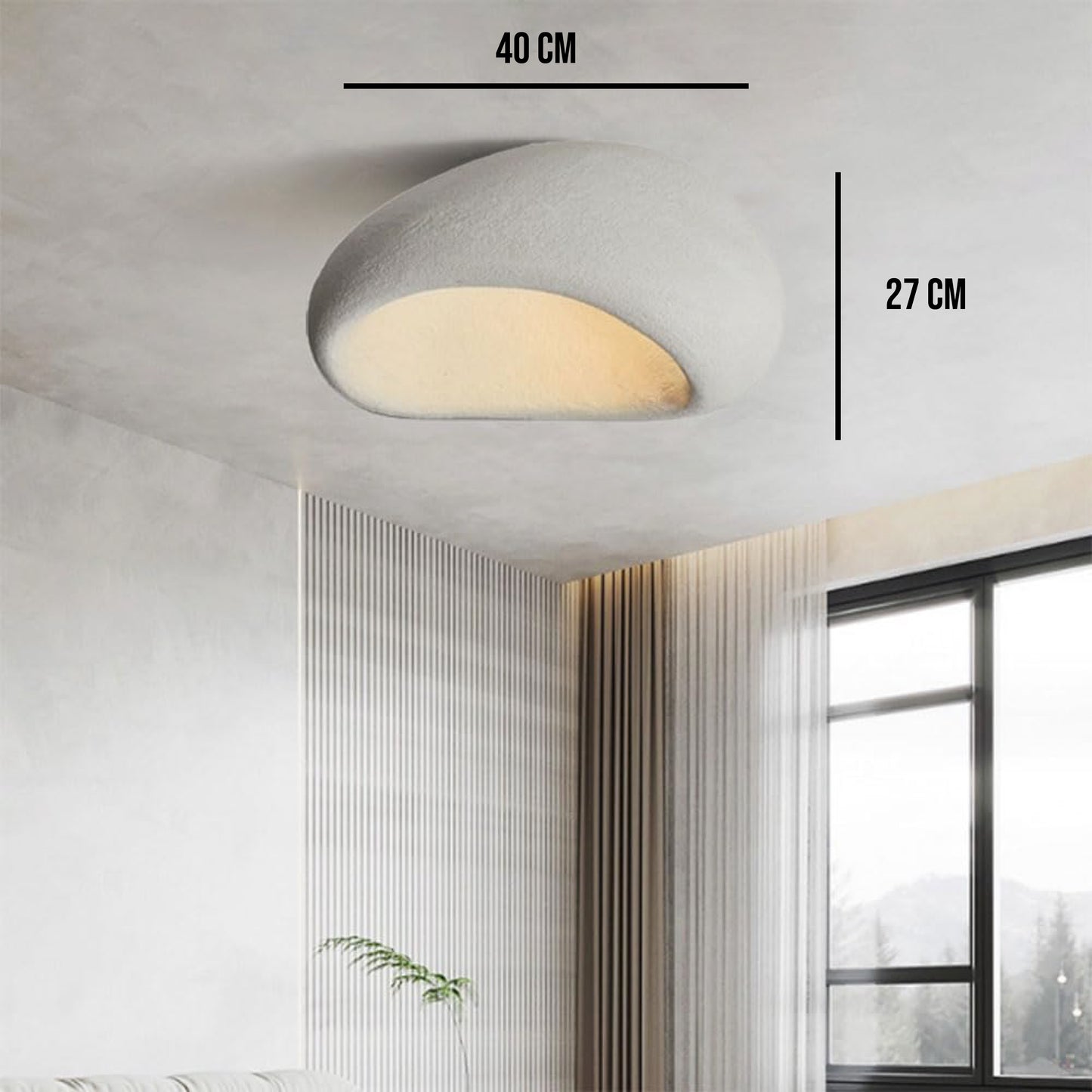 Modern Wabi-Sabi Pendant Lamp