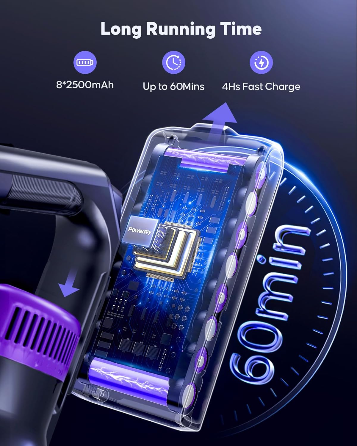 Powerffy Cordless Vacuum Cleaner (Knight 10)