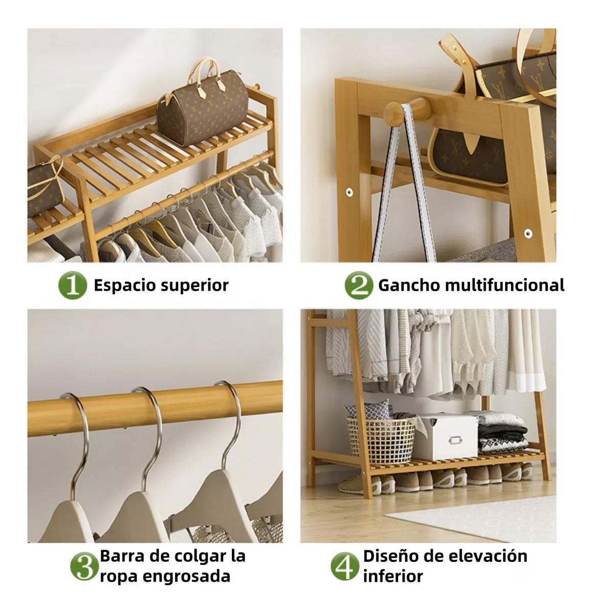 Home Bamboo Wardrobe