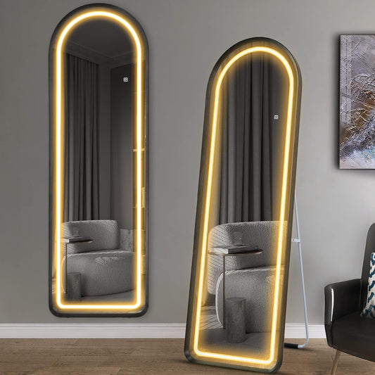 full length mirror with lights
