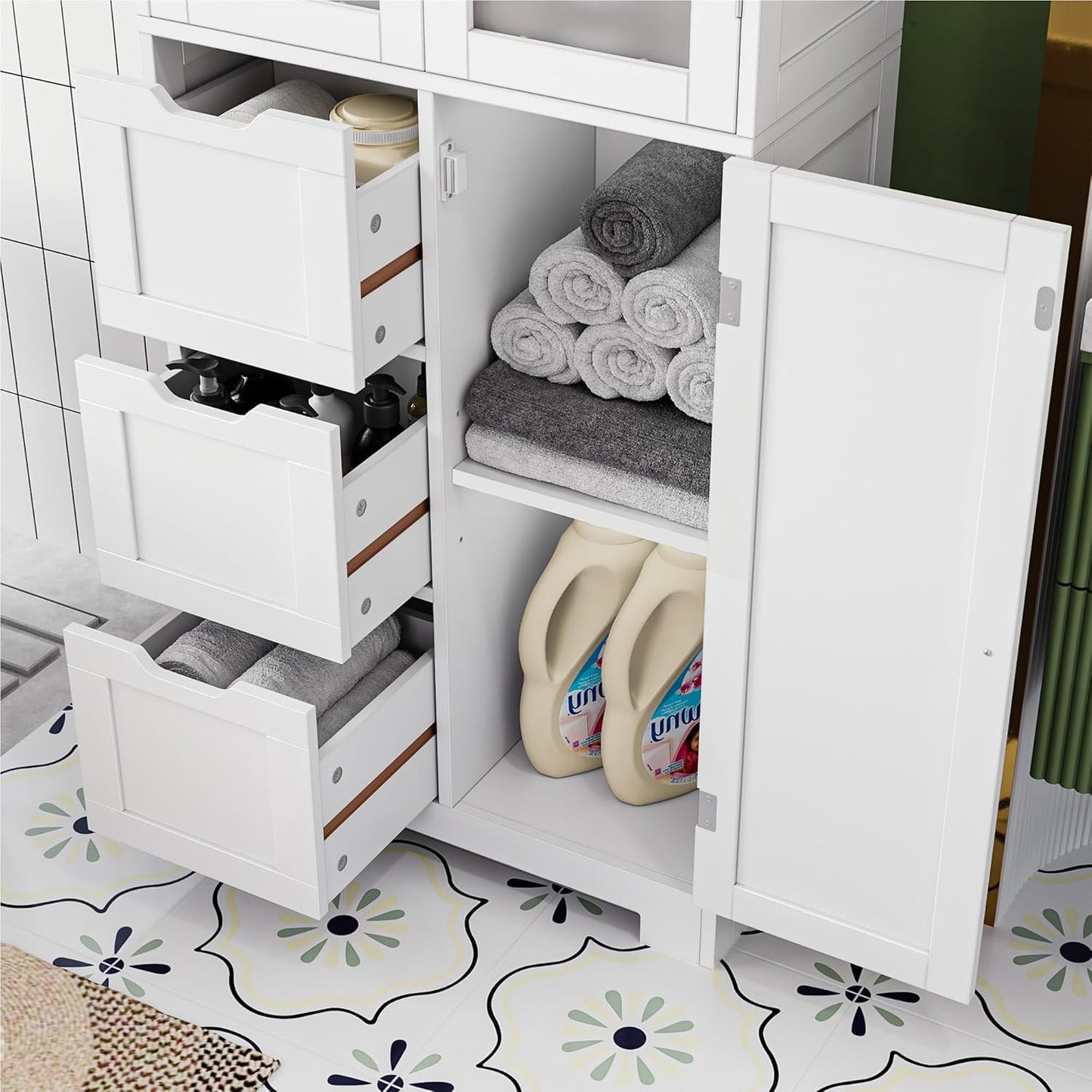 HOCSOK Bathroom Storage Cabinet