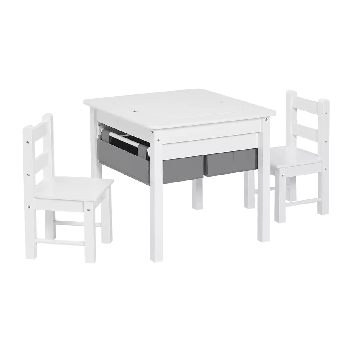 Kids Table and Chairs Childrens Activity Play Build Bricks Table