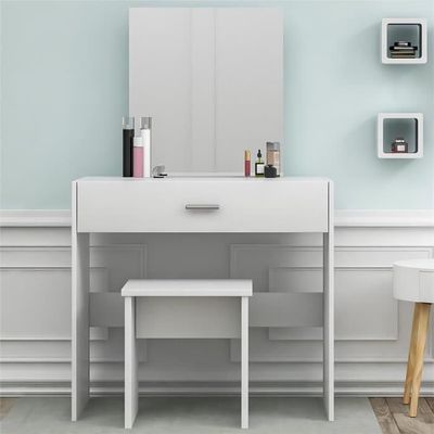 Dressing Table Mirror with a Stool