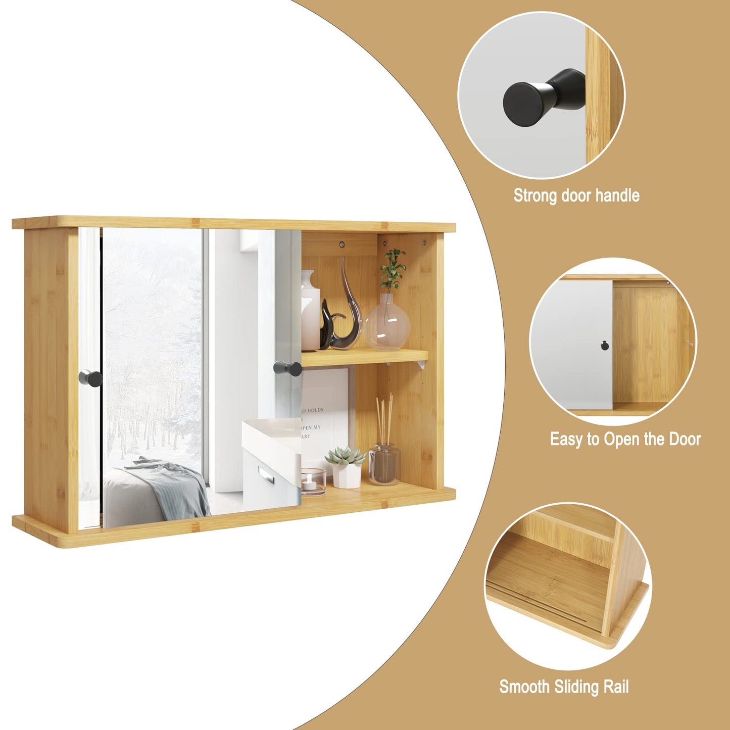 Mirror Cabinet for Bathroom