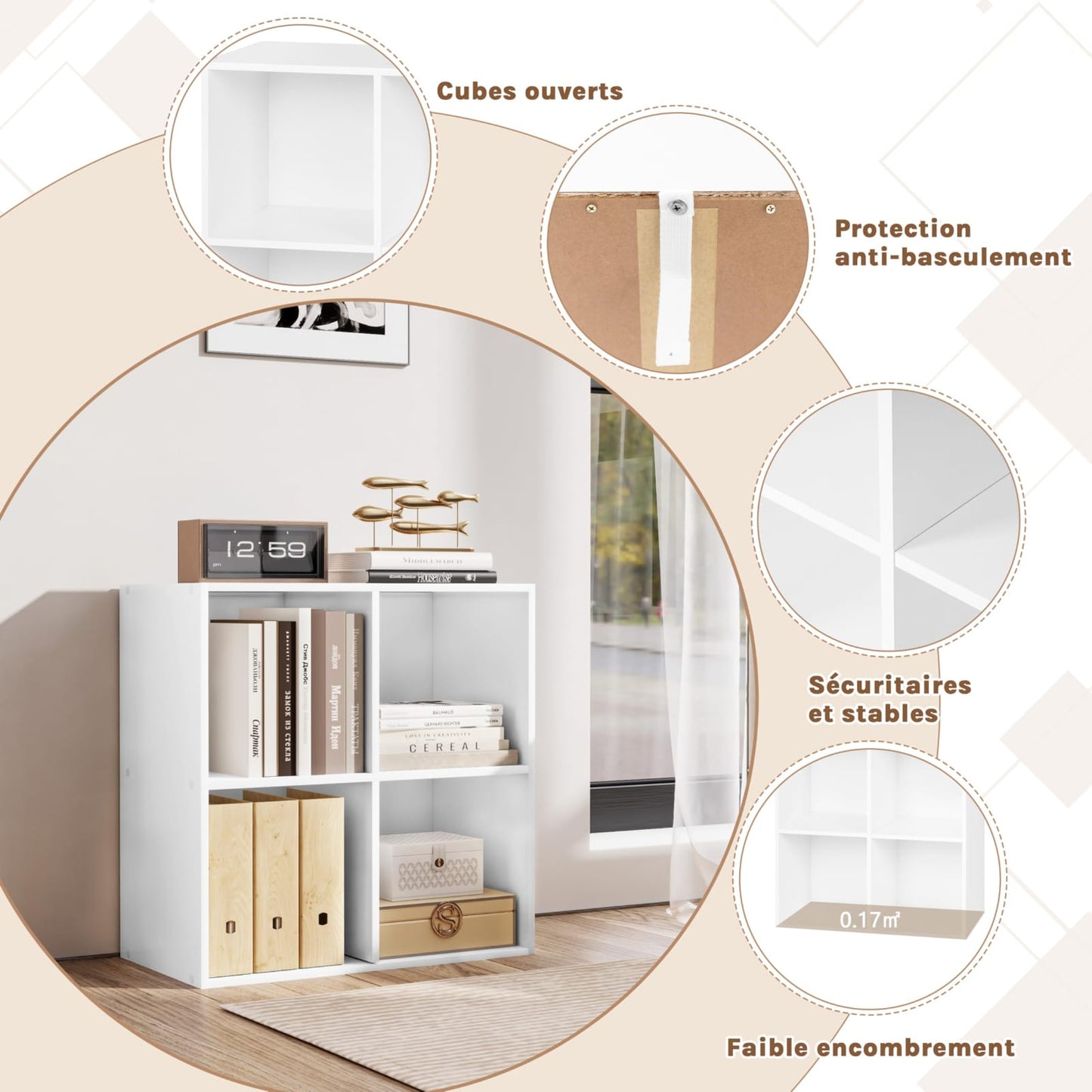 Bookcase, Storage Shelf