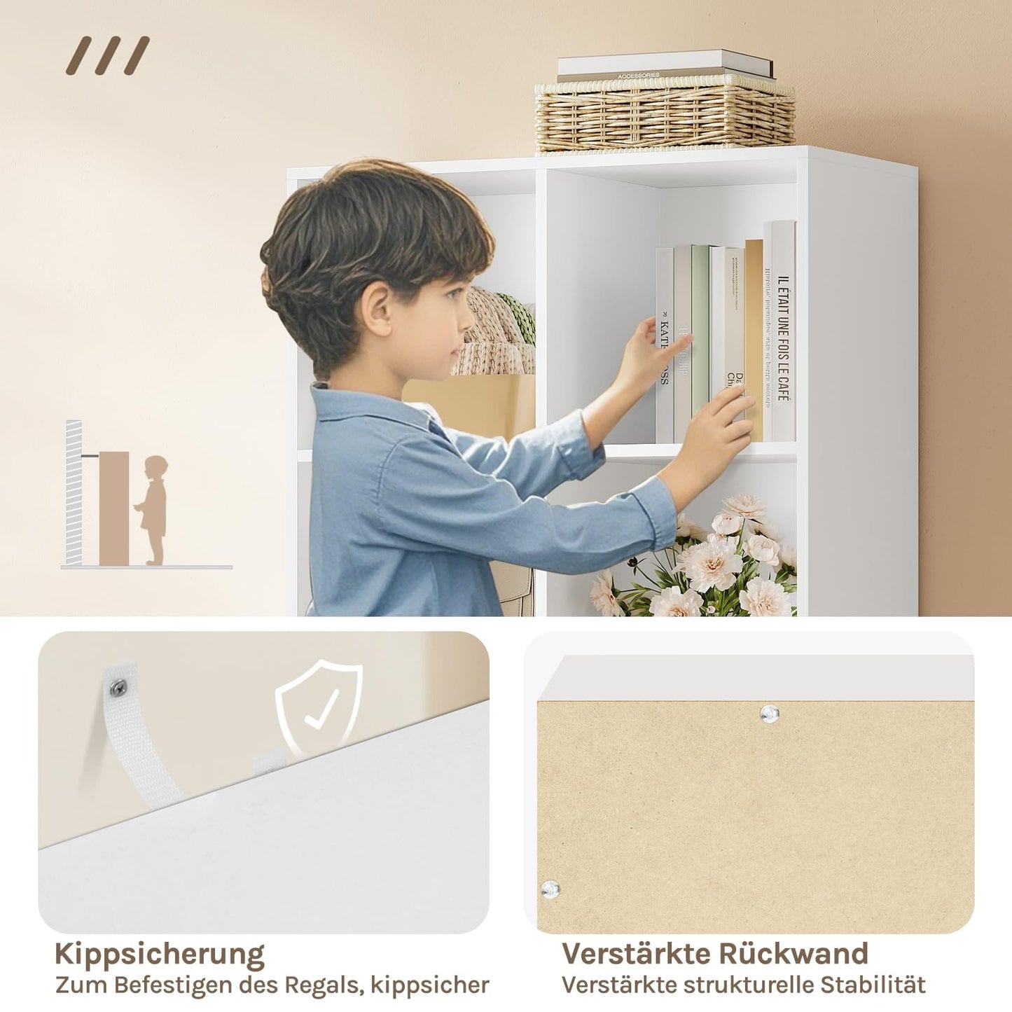 Bookcase Standing Shelf