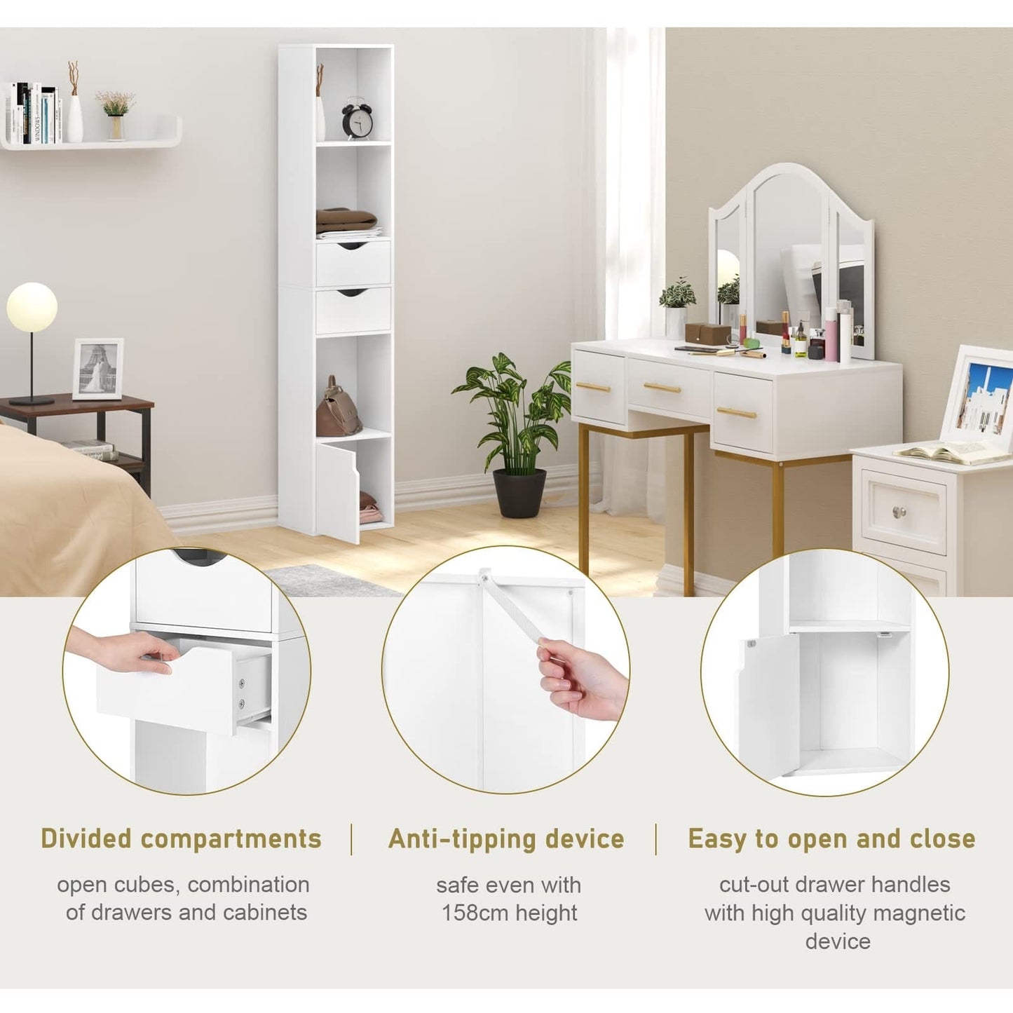 Bookshelf, Book Cabinet,