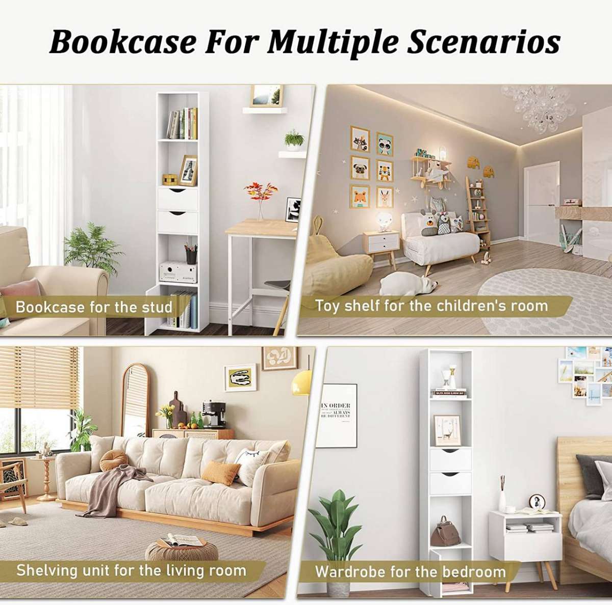 Bookshelf, Book Cabinet,