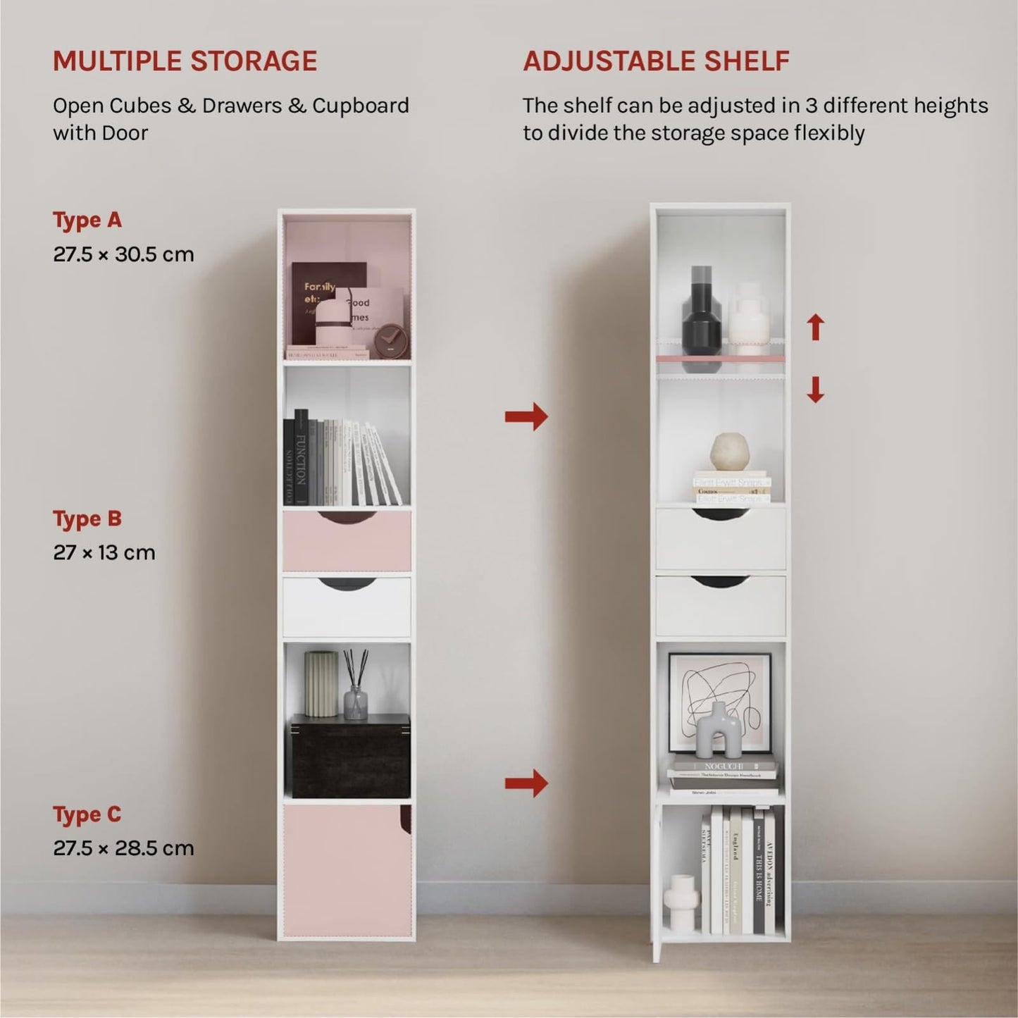 Bookshelf, Book Cabinet,