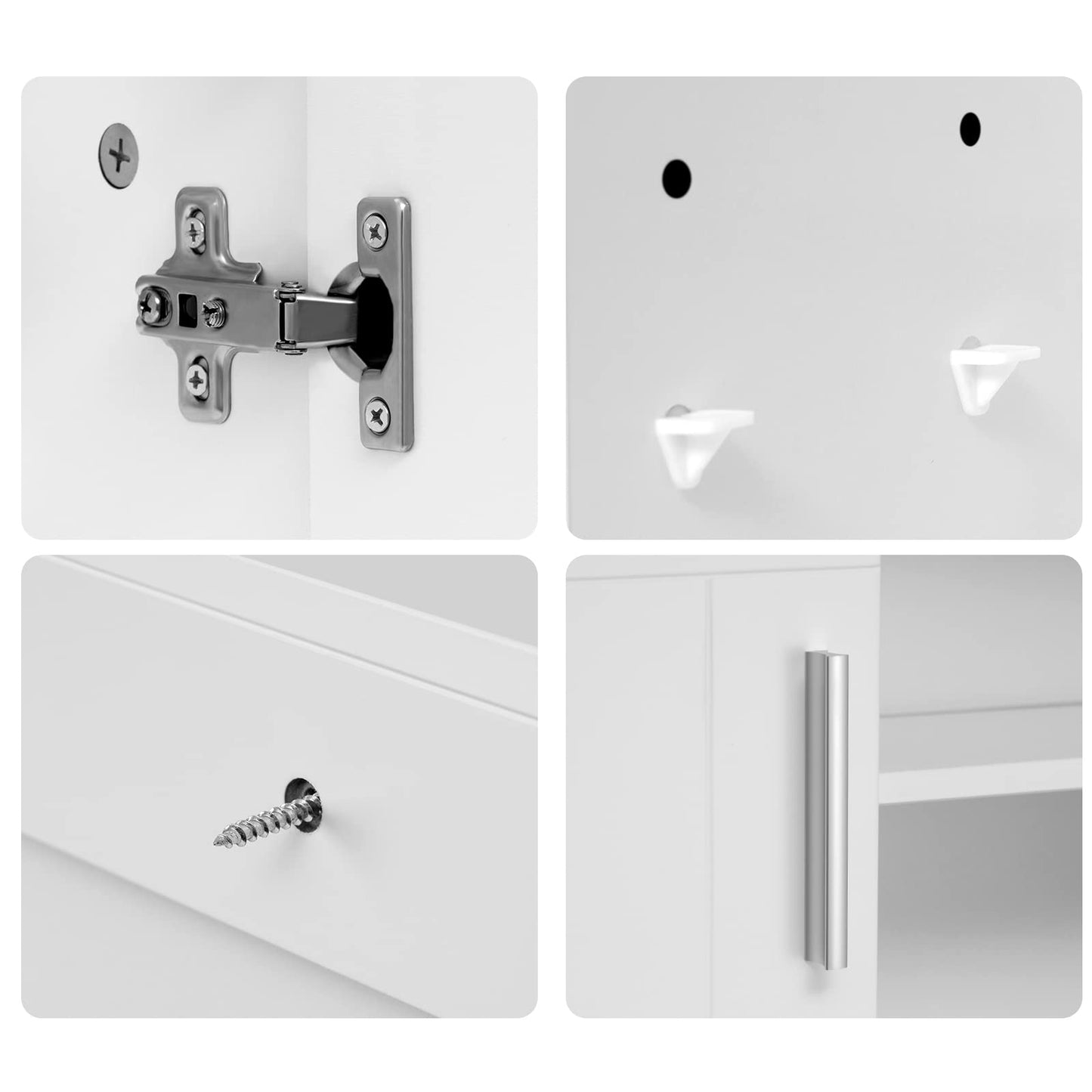 Bathroom Cabinet with Mirror,