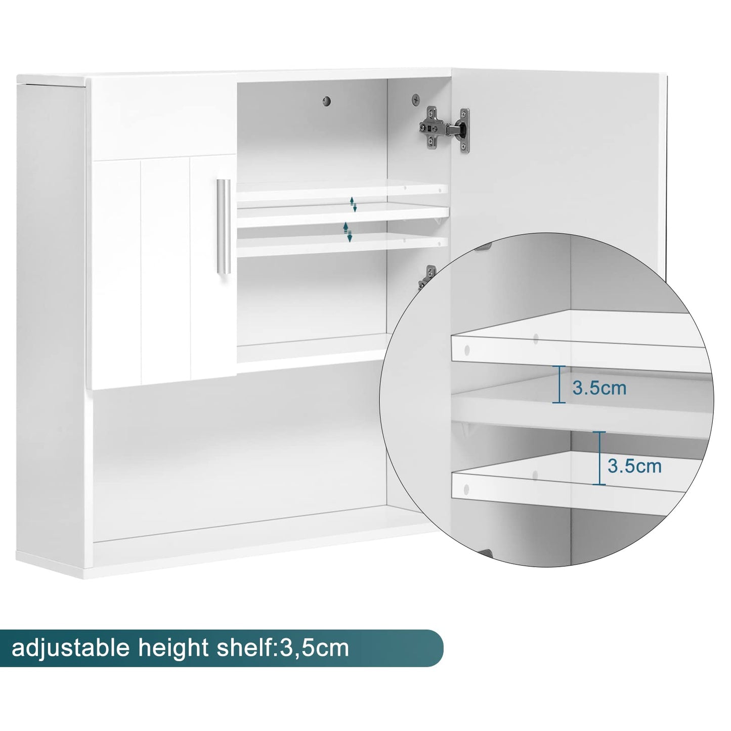 Bathroom Cabinet with Mirror,