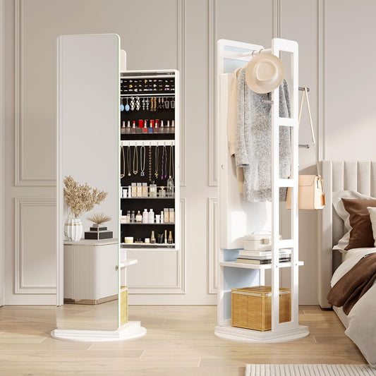 360° Swivel Jewelry Armoire