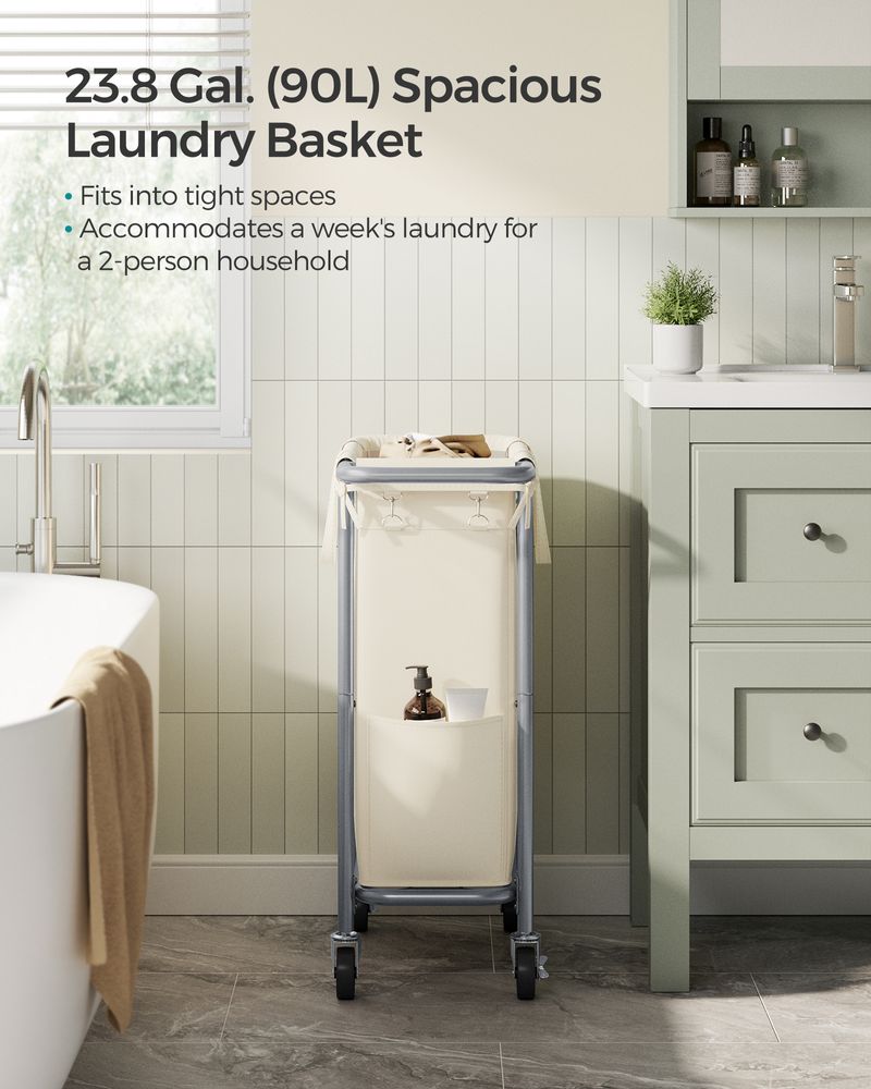 SONGMICS Laundry Basket RLS004W01