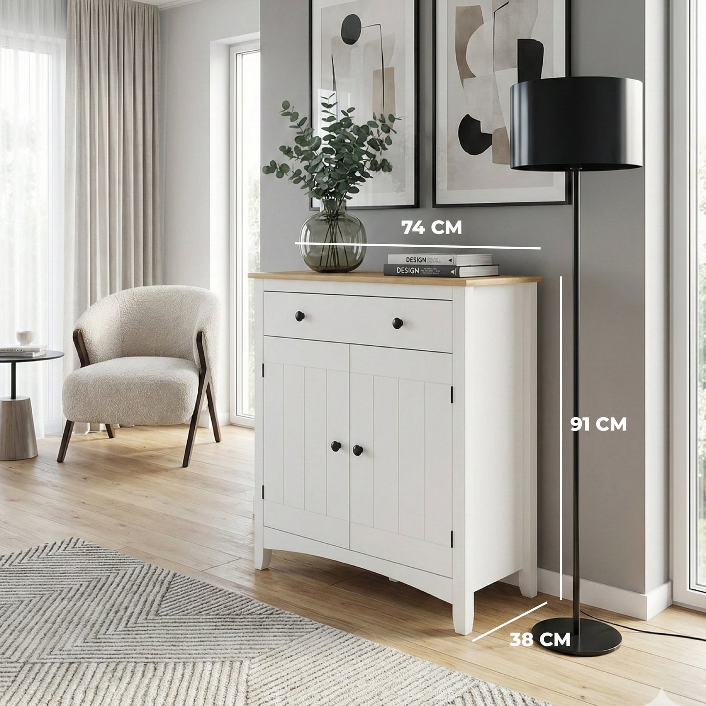 Classic Wooden Storage Cabinet