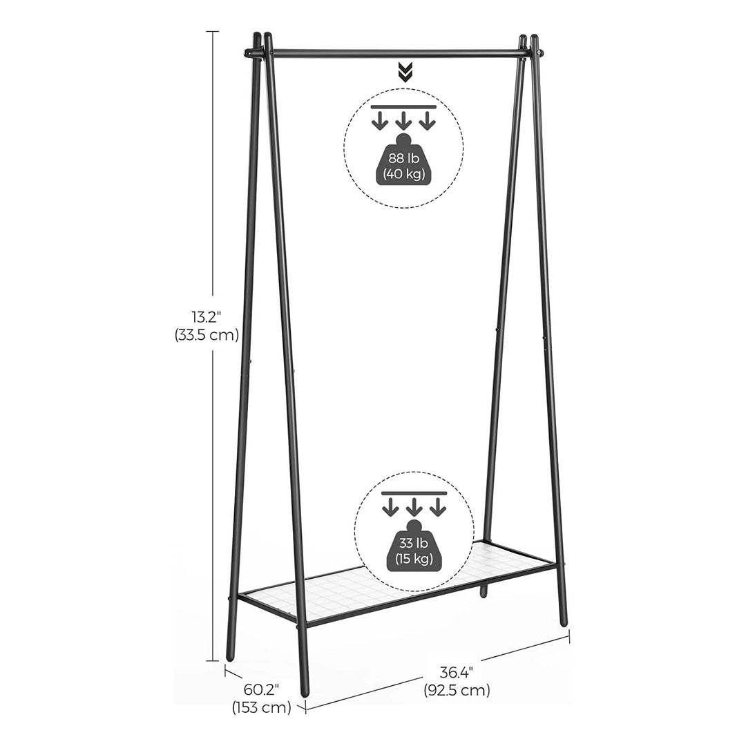 Clothes Rack with Steel Frame