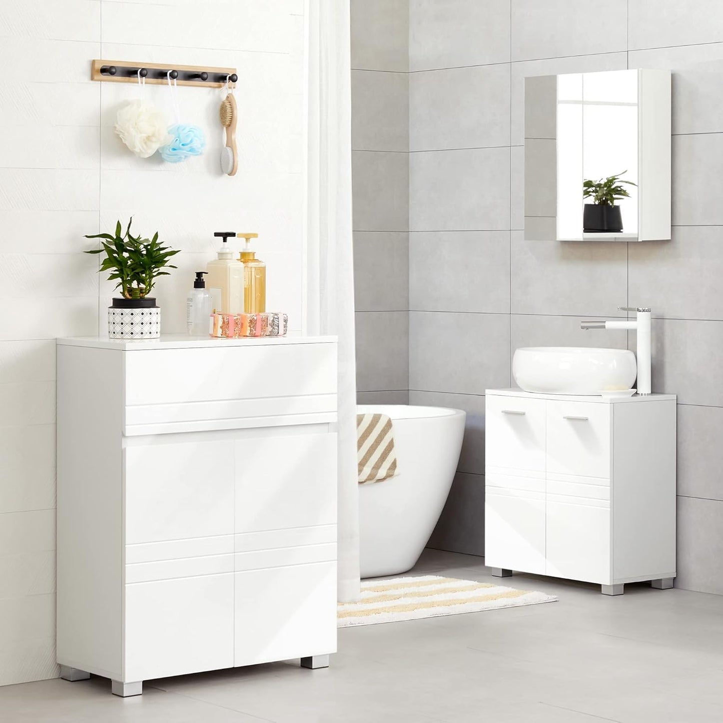 VASAGLE Bathroom Cabinet BBK140W01