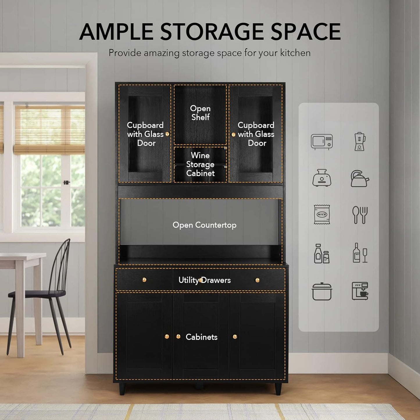 Pantry Kitchen Cabinet