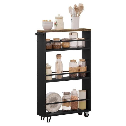 WOLTU Kitchen Trolley with 3 Levels
