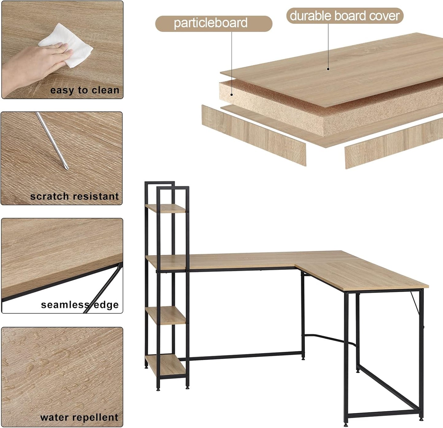 WOLTU  Corner Desk